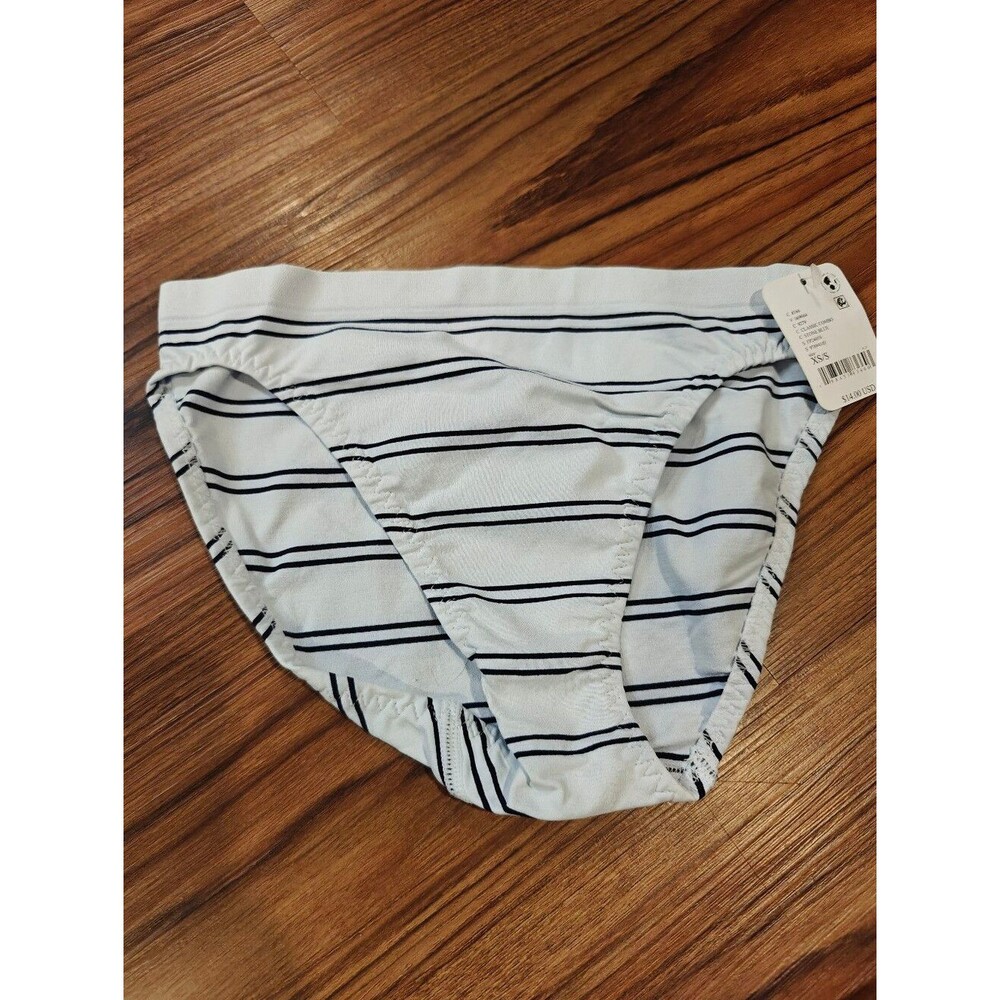 Free People From The Start Stripe Bikini Undies NWT Size Xs - Picture 5 of 6